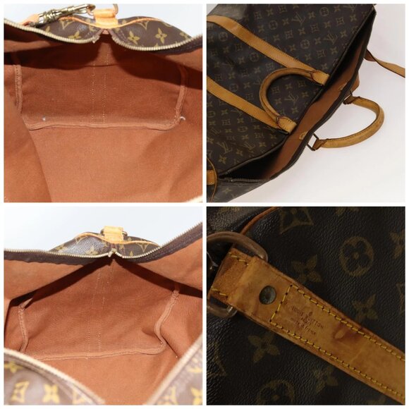 LOUIS VUITTON Monogram Keepall Bandouliere 55 Boston Bag - Picture 12 of 15